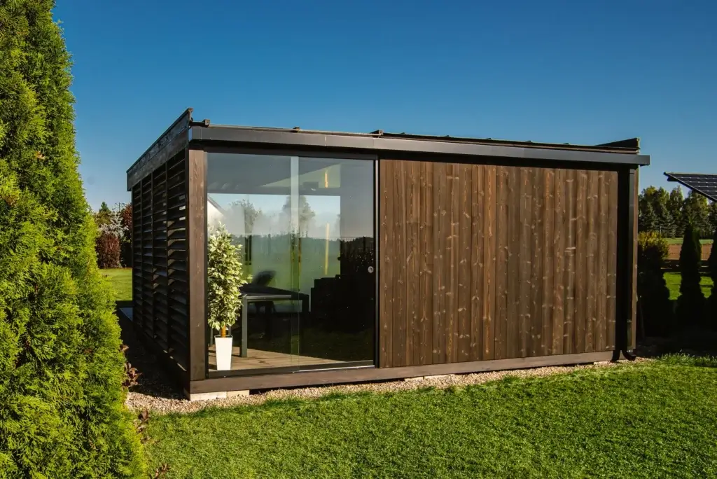 Moderne Gerätehäuser aus Holz