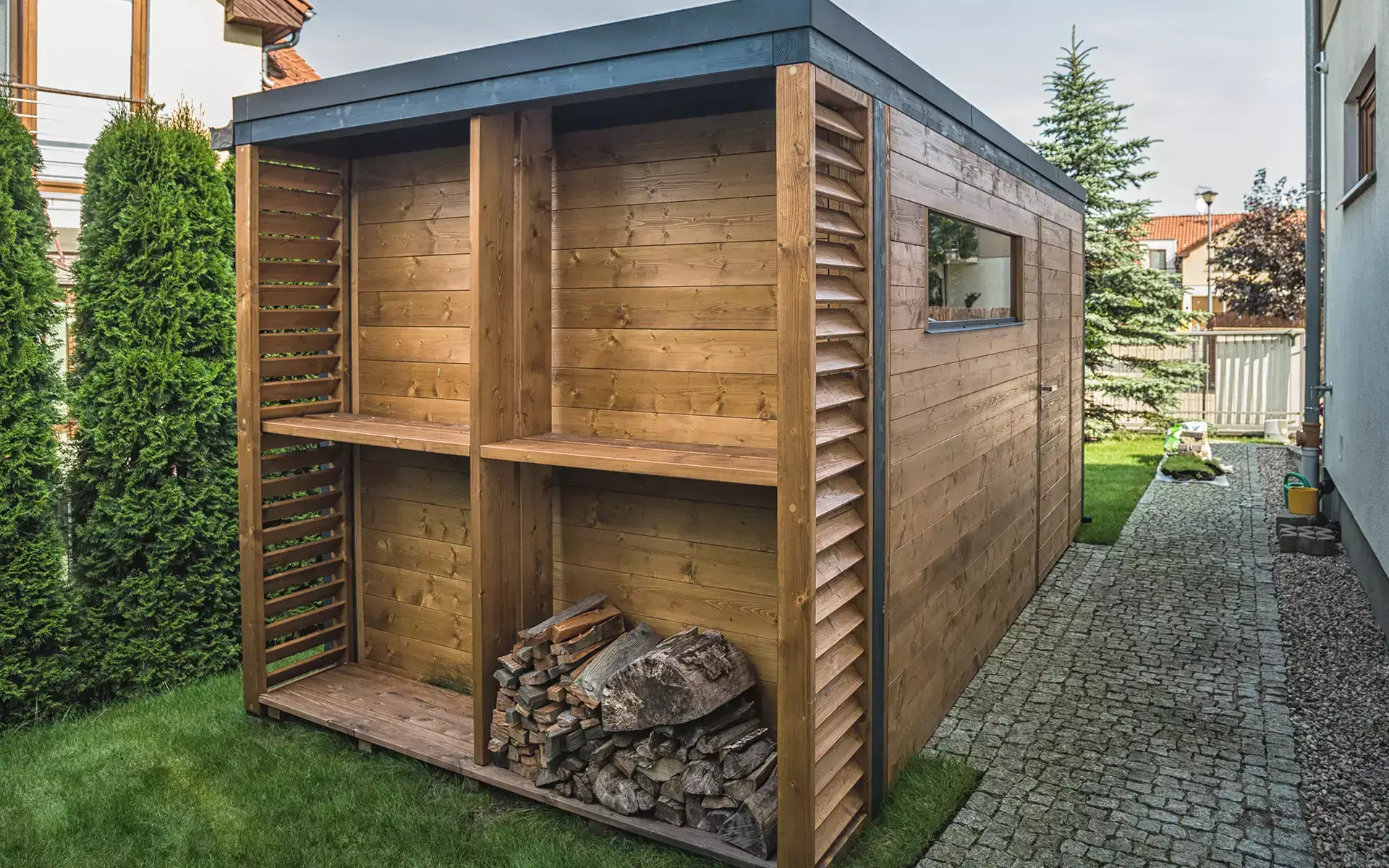 Gerätehäuser aus Holz von Pinegard